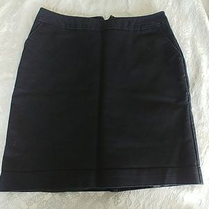 Black pencil skirt